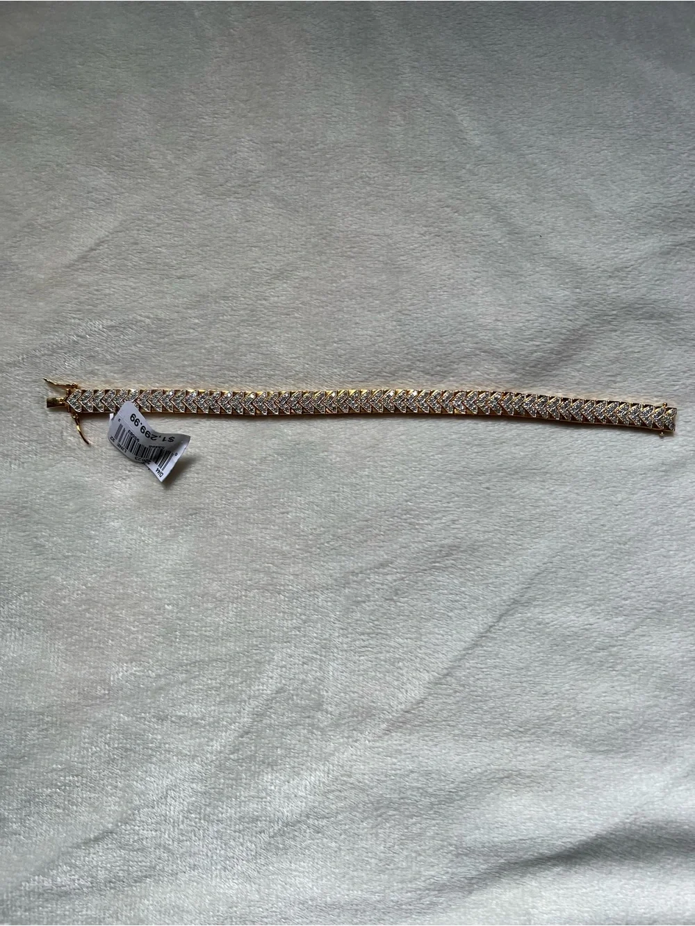 18K Gold-Over-Silver Bracelet with 2.00CTTW Diamonds